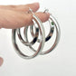 Double hoop hypoallergenic earrings