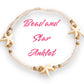 Bead ans star anklet A3